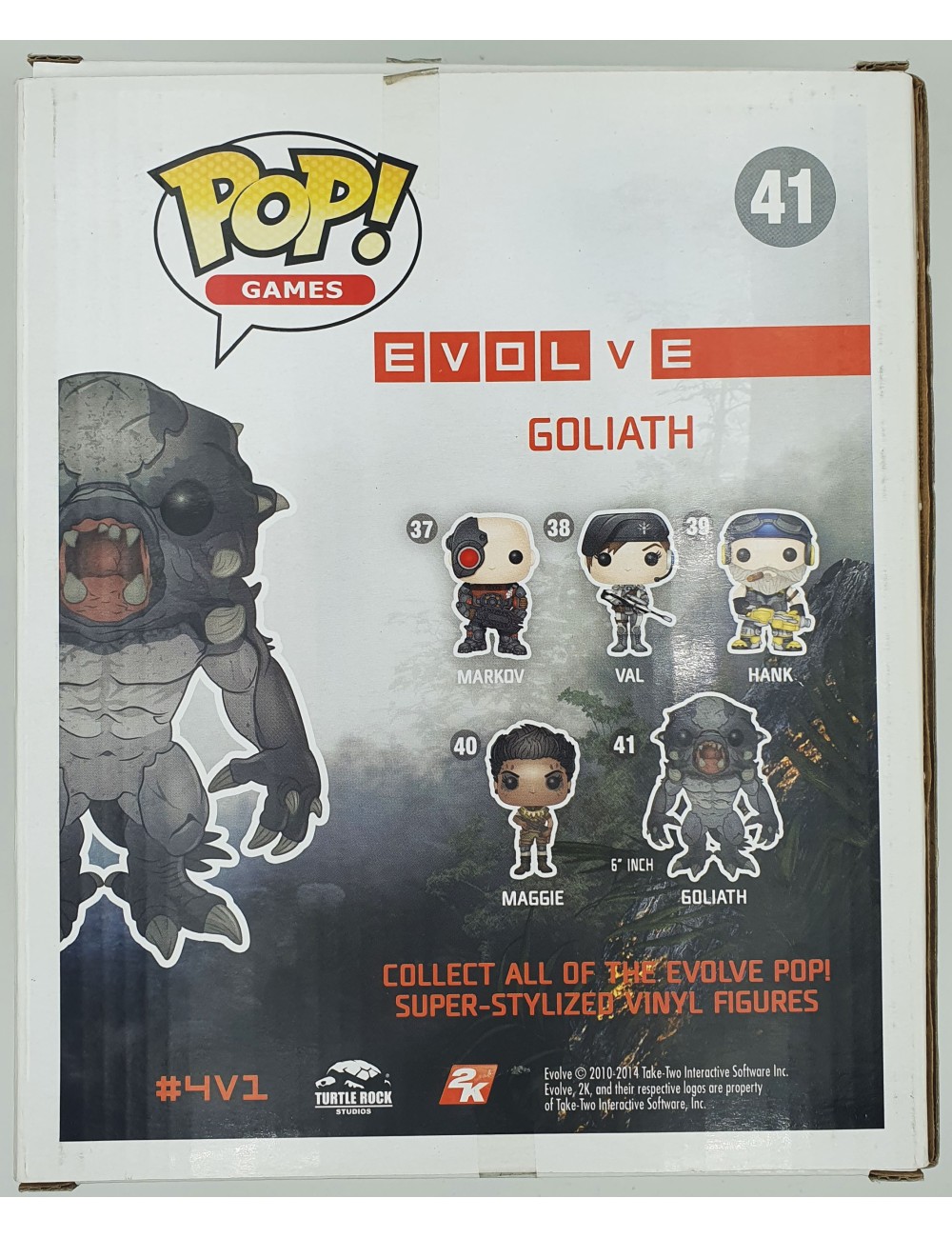 Funko POP Evolve - Goliath (41) Glows in the Dark