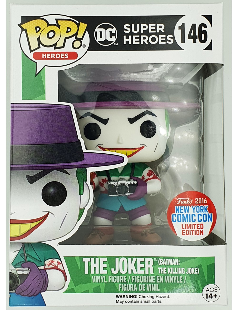 Funko POP DC Super Heroes - The Joker (Batman: The Killing Joke) (146) 2016 NY Comic Con Limited Edition