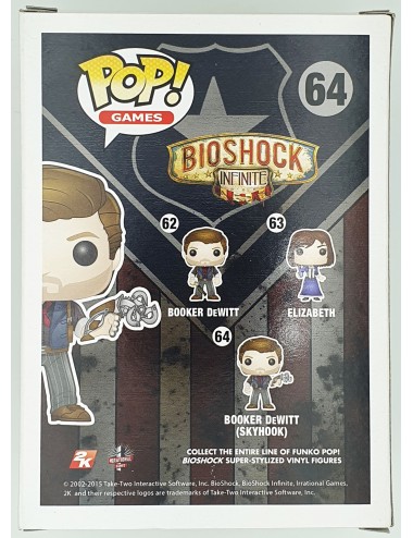 Funko POP Bioshock Infinite - Booker DeWITT (Skyhook) (64)