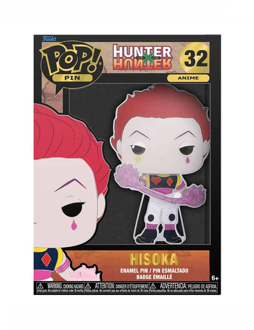 Funko POP Pin - Hunter X Hunter - Hisoka (32) | Collectibles Ninja