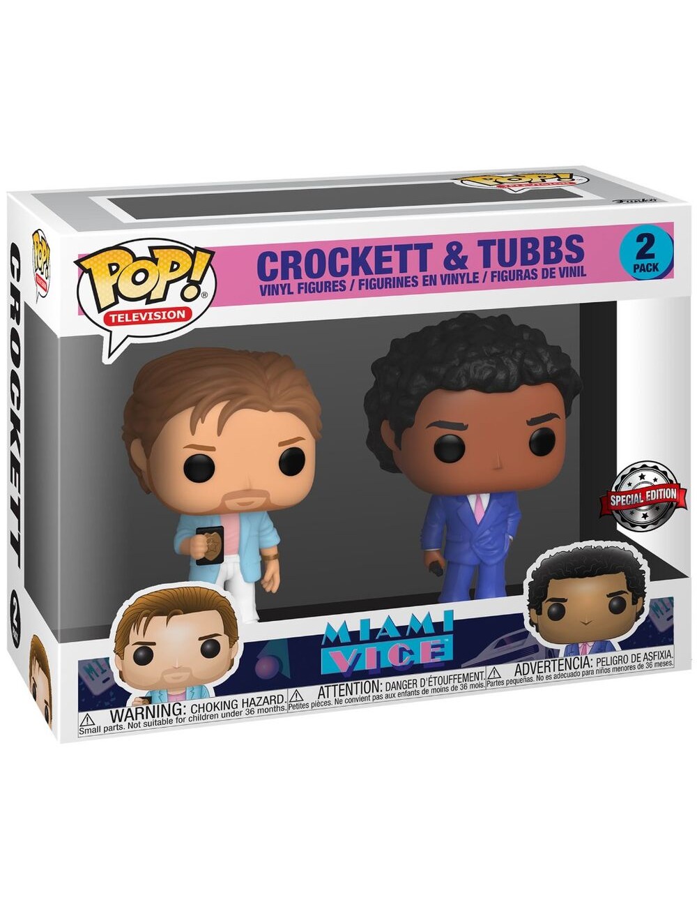 Funko POP Miami Vice - Crockett and Tubbs (2 Pack) Special Edition