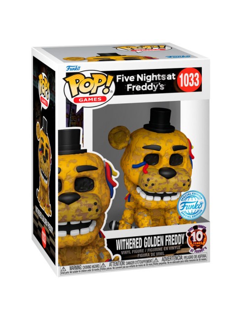 Funko POP Five Nights at Freddy's - Withered Golden Freddy (1033) Special Edition