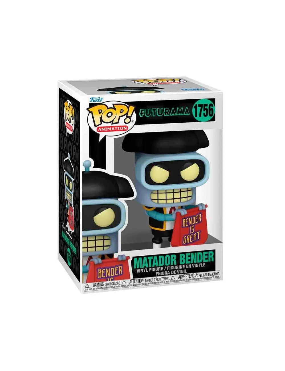 Funko POP Futurama - Matador Bender (1756) | Collectibles Ninja