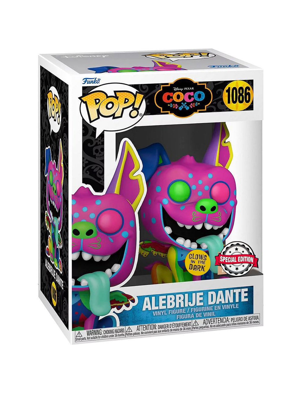 Funko POP Disney Coco - Alebrije Dante (1086) Special Edition Glows in the Dark