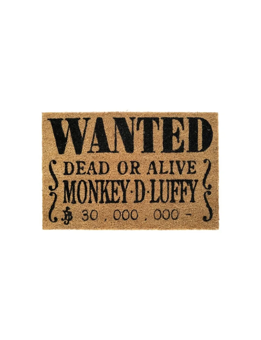One Piece Wanted Monkey D.Luffy doormat 60x40cm | Collectibles Ninja
