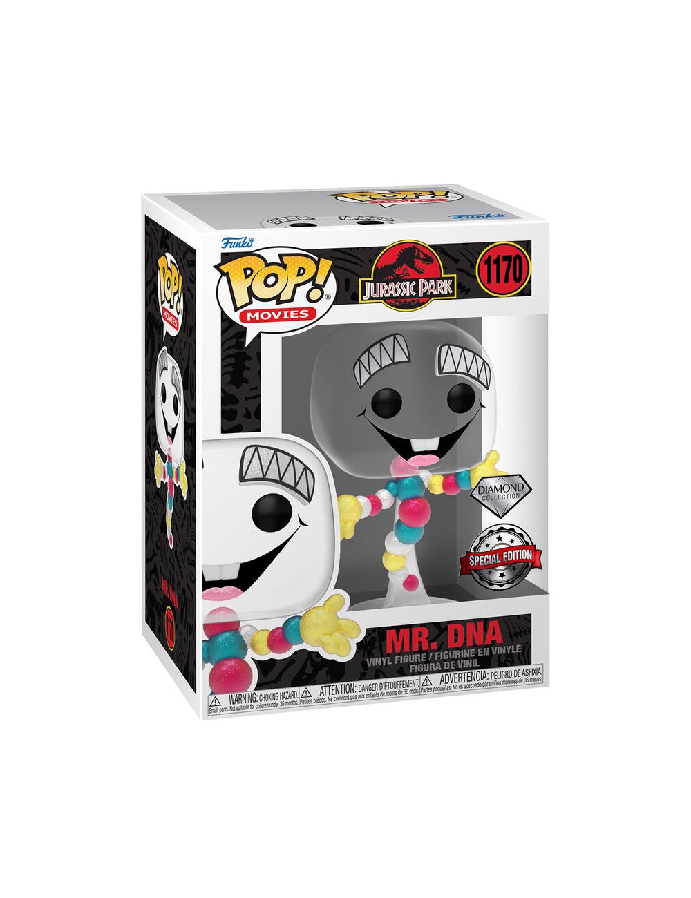 Funko POP Jurassic Park - Mr. DNA (1170) Special Edition Diamond Collection