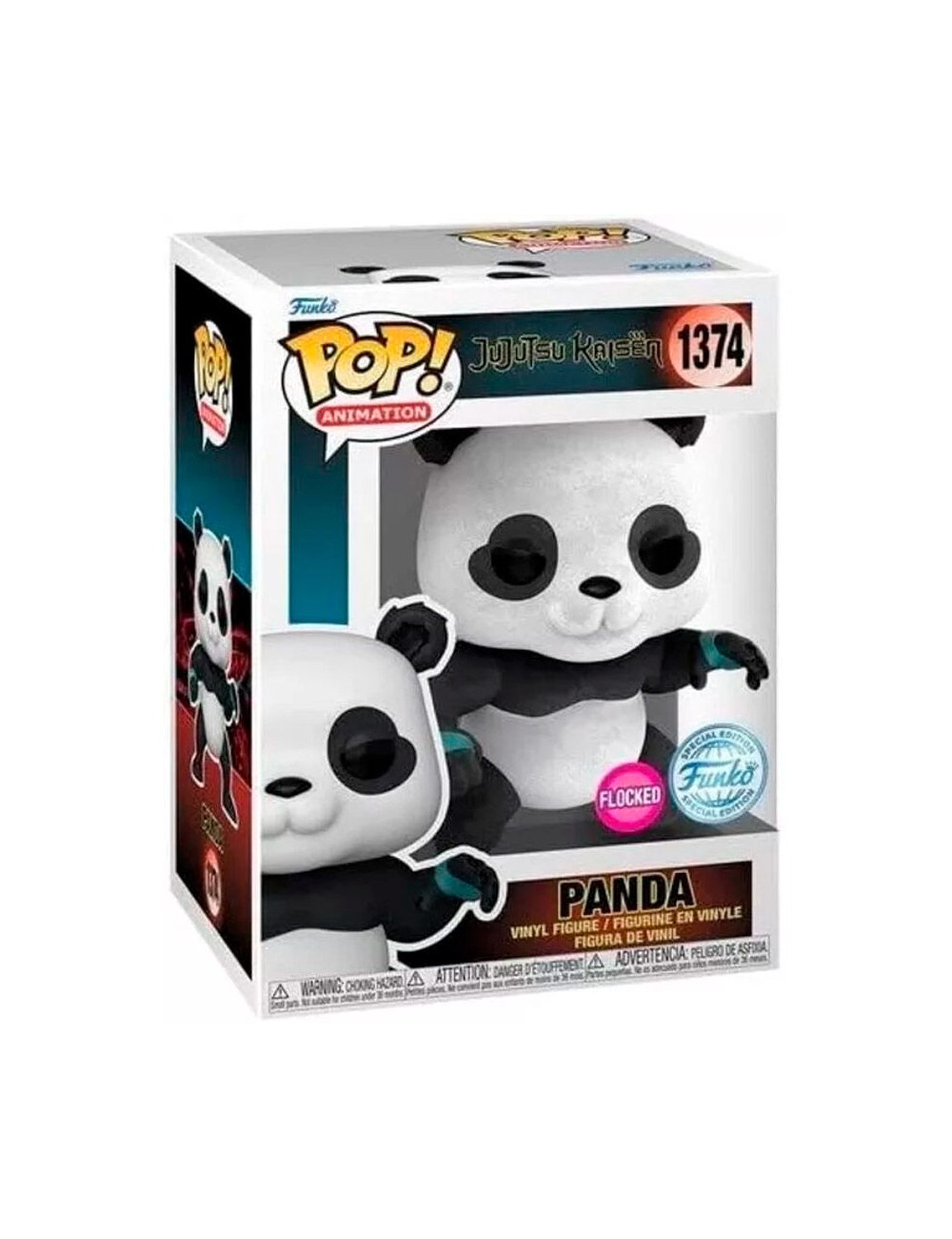 Funko POP Jujutsu Kaisen - Panda (1374) Flocked Special Edition