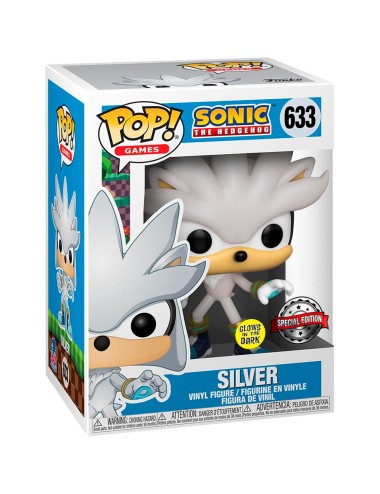 Funko POP Sonic the Hedgehog - Silver (633) Glows In The Dark Special Edition