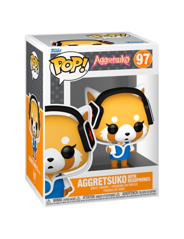 Funko POP Aggretsuko - Aggretsuko with Headphones (97)