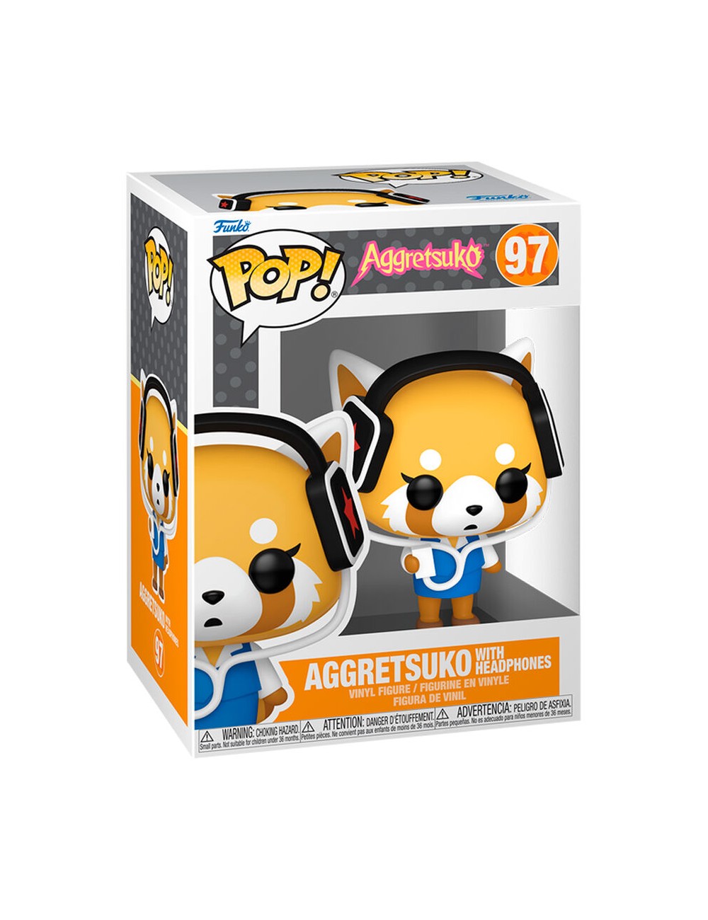 Funko POP Aggretsuko - Aggretsuko with Headphones (97)