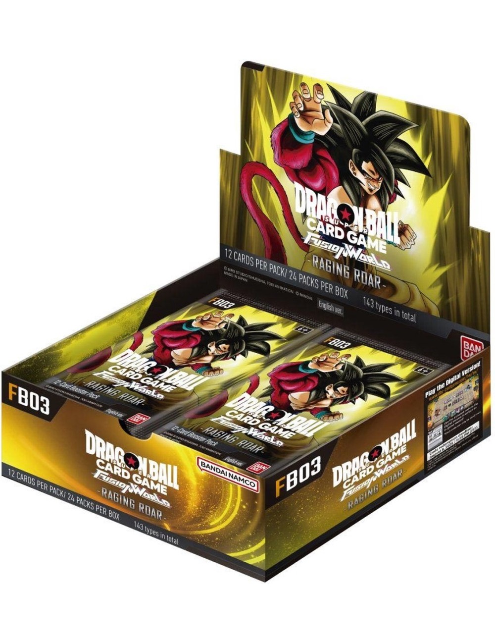 Dragon Ball Super - Fusion World FB03 - Raging Roar Booster Box