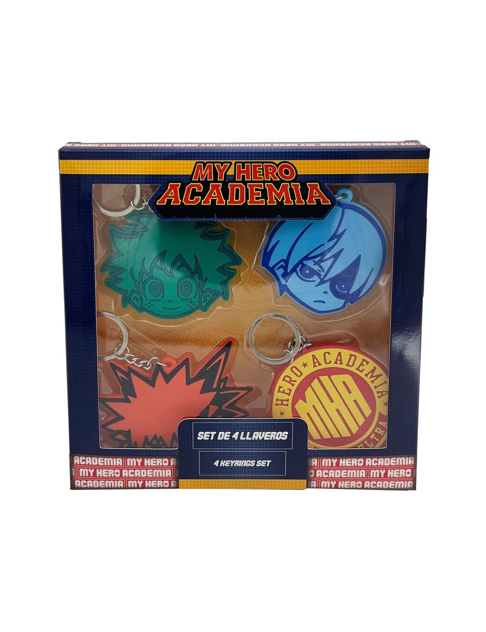 My Hero Academia - 4 Keyrings Set