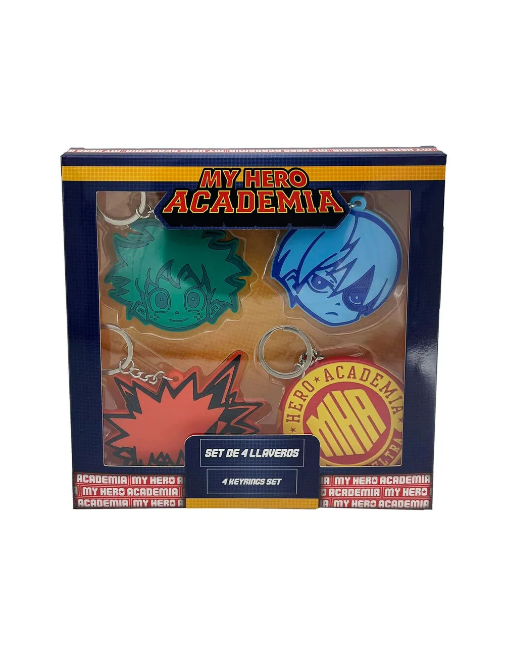 My Hero Academia - 4 Keyrings Set | Collectibles Ninja