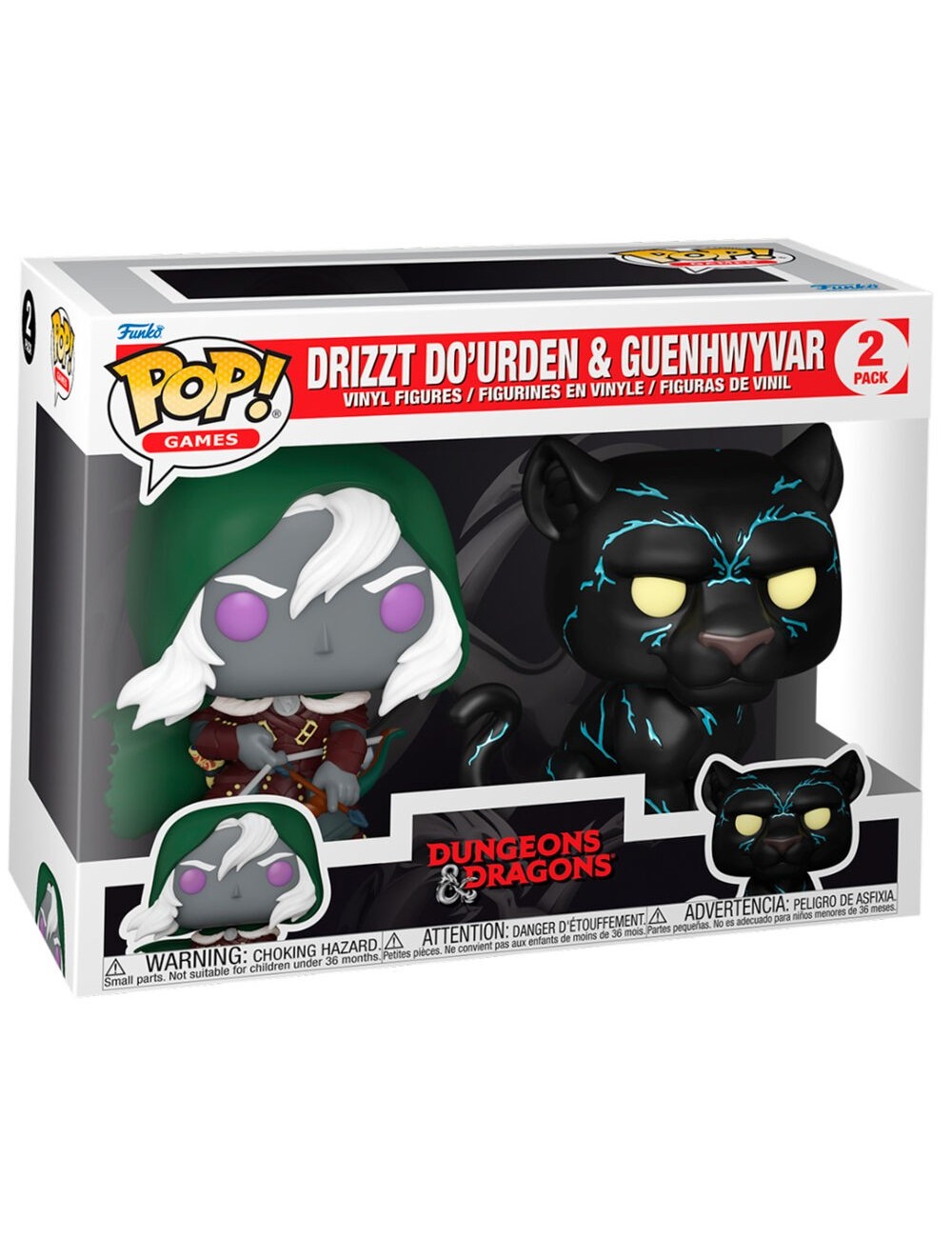 Funko Pop 2-Pack D&D - Drizzt Do’Urden & Guenhwyvar