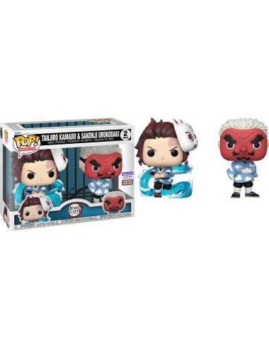 Funko POP 2-Pack Limited Summer Edition Demon Slayer - Tanjiro Kamado & Sakonji Urokodaki