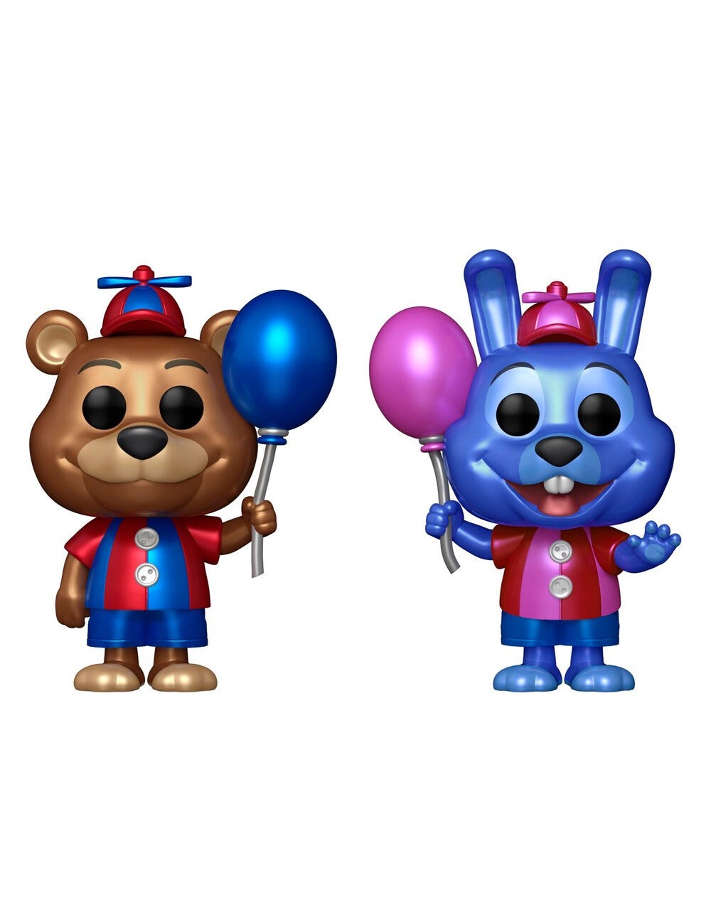 Funko POP 2-Pack Exclusive Five Nights At Freddy's -  Metalic Balloon Freddy and Bonnie