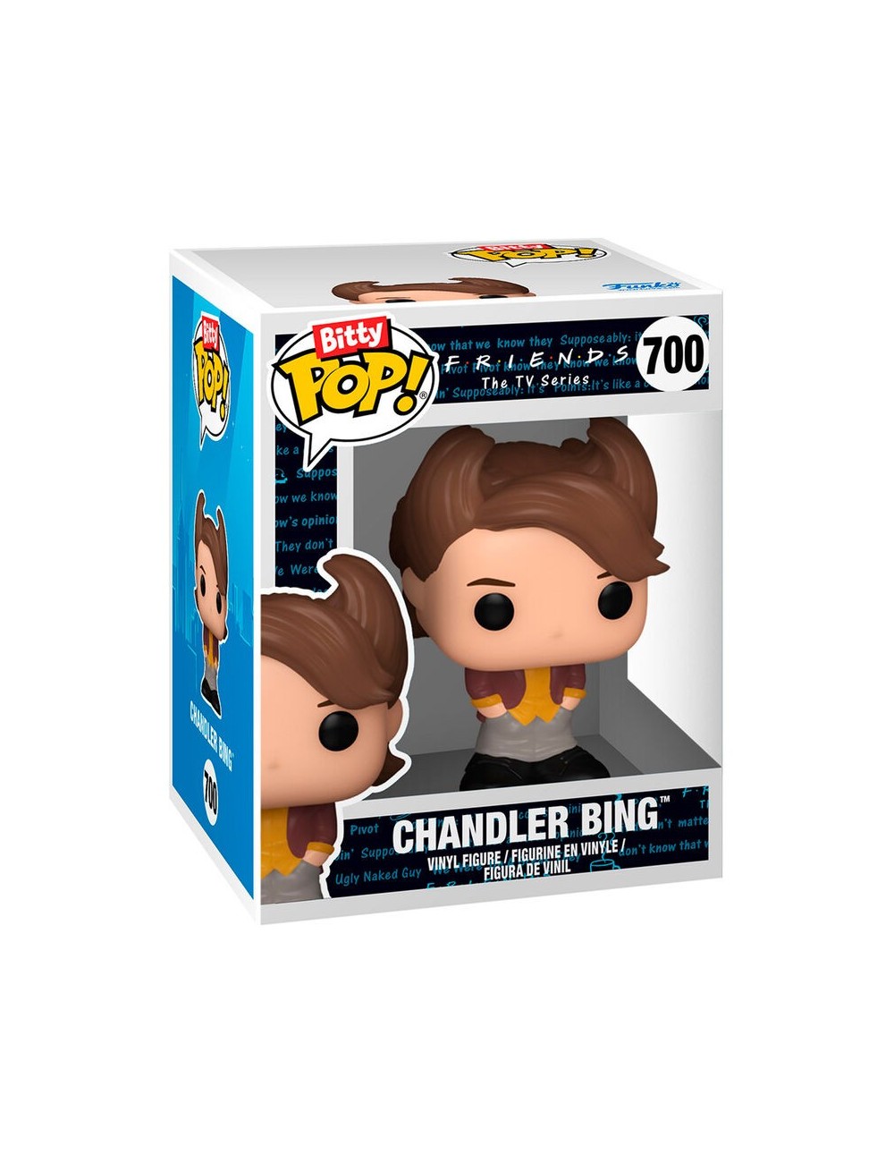 Bitty POP Friends 4-Pack – Rachel, Chandler, Ross + Mystery Pop