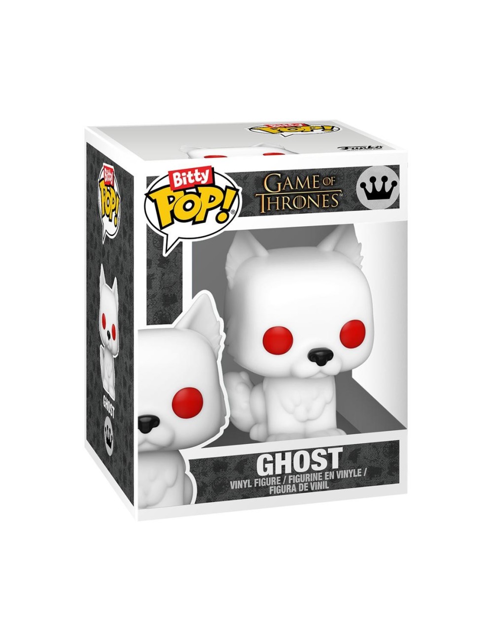 Bitty POP Game Of Thrones 4-Pack - Jon Snow, Ghost, White Walker + Mystery Pop