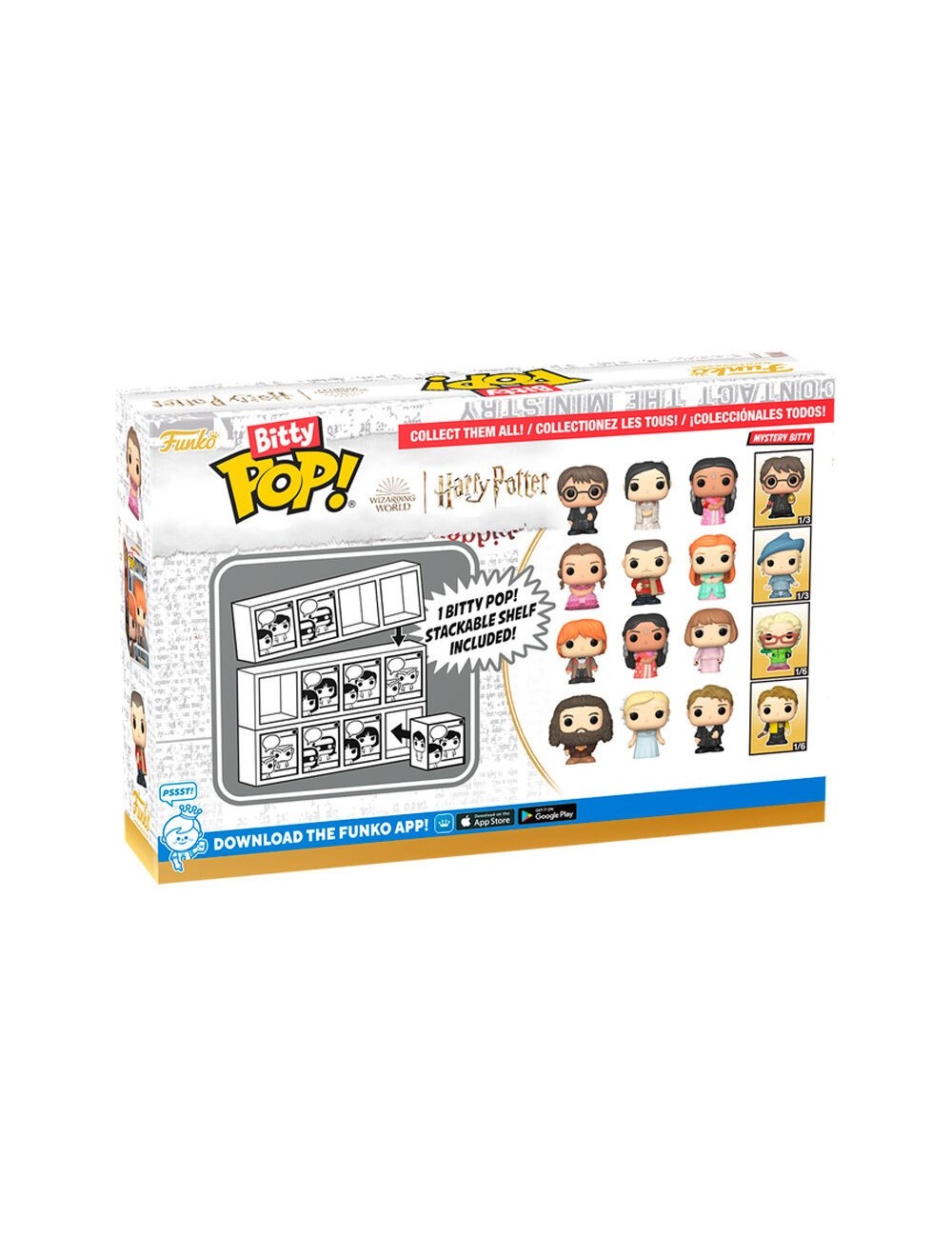 Bitty POP Harry Potter Yule Ball 4-Pack - Harry Potter, Cho Chang, Parvati Patil + Mystery Pop