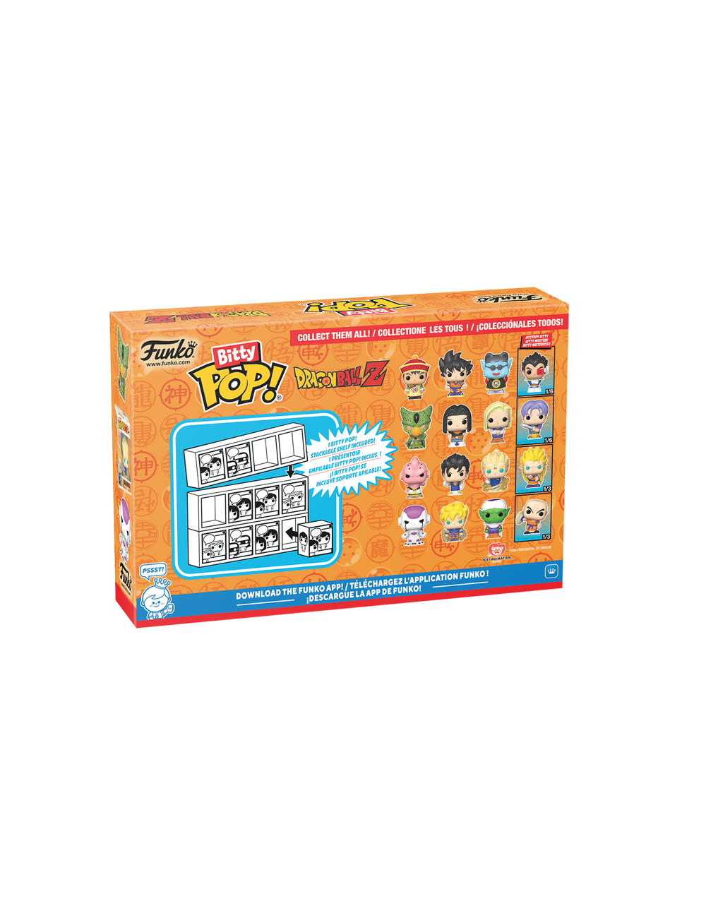 Bitty POP Dragon Ball Z 4-Pack - Cell, Android17, Android18 + Mystery Pop