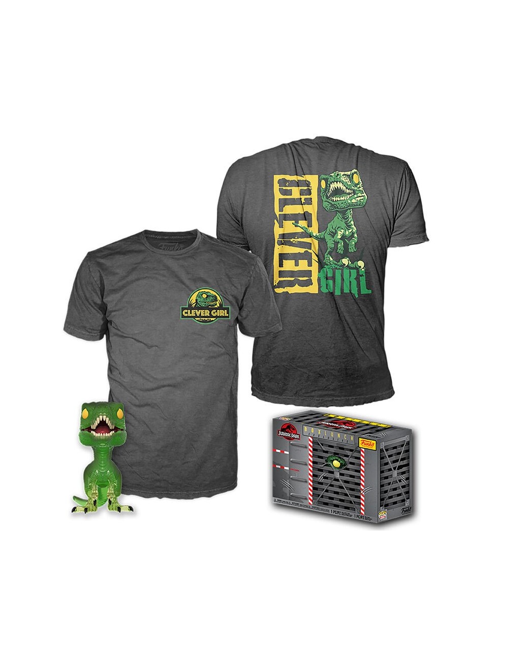 Funko Pop & T-Shirt Set Jurassic Park - Velociraptor Special Edition (888)