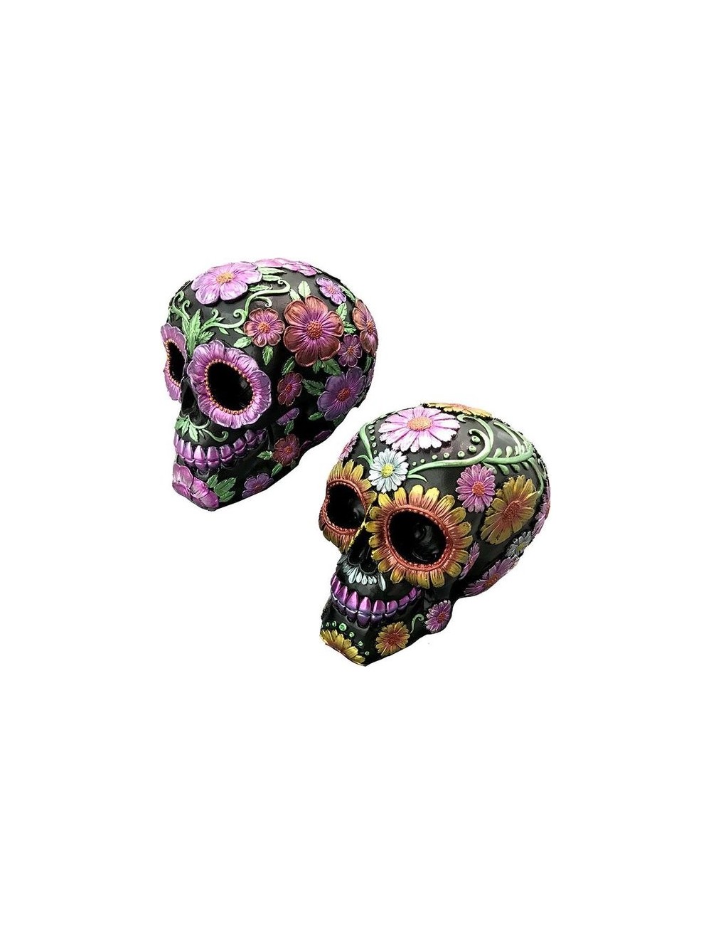 Día de los Muertos – Daisy & Flower Skulls 11cm