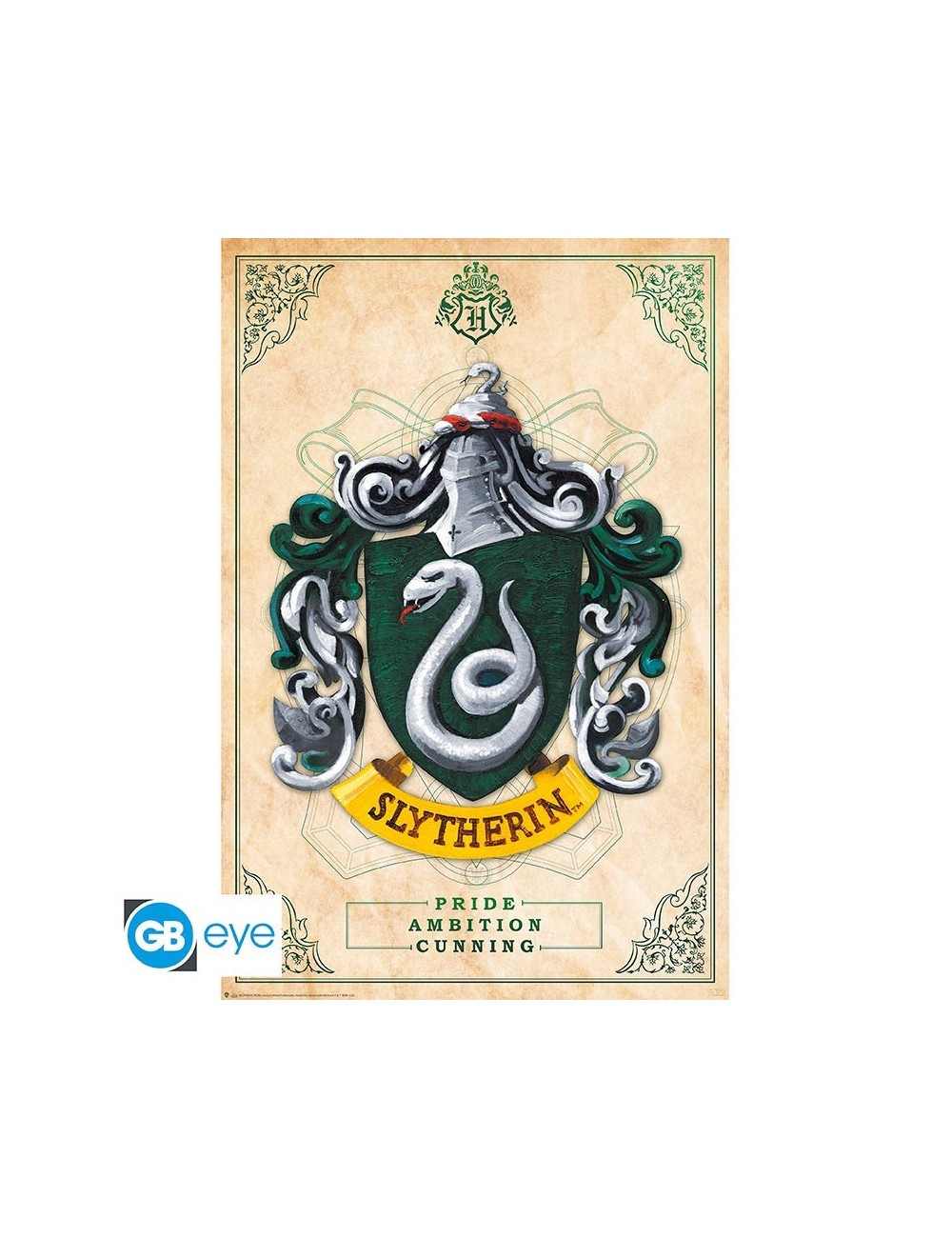 Harry Potter - Poster Maxi (91.5x61cm) - Slytherin Emblem