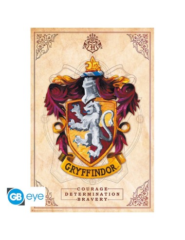 Harry Potter - Poster Maxi (91.5x61cm) - Gryffindor Emblem