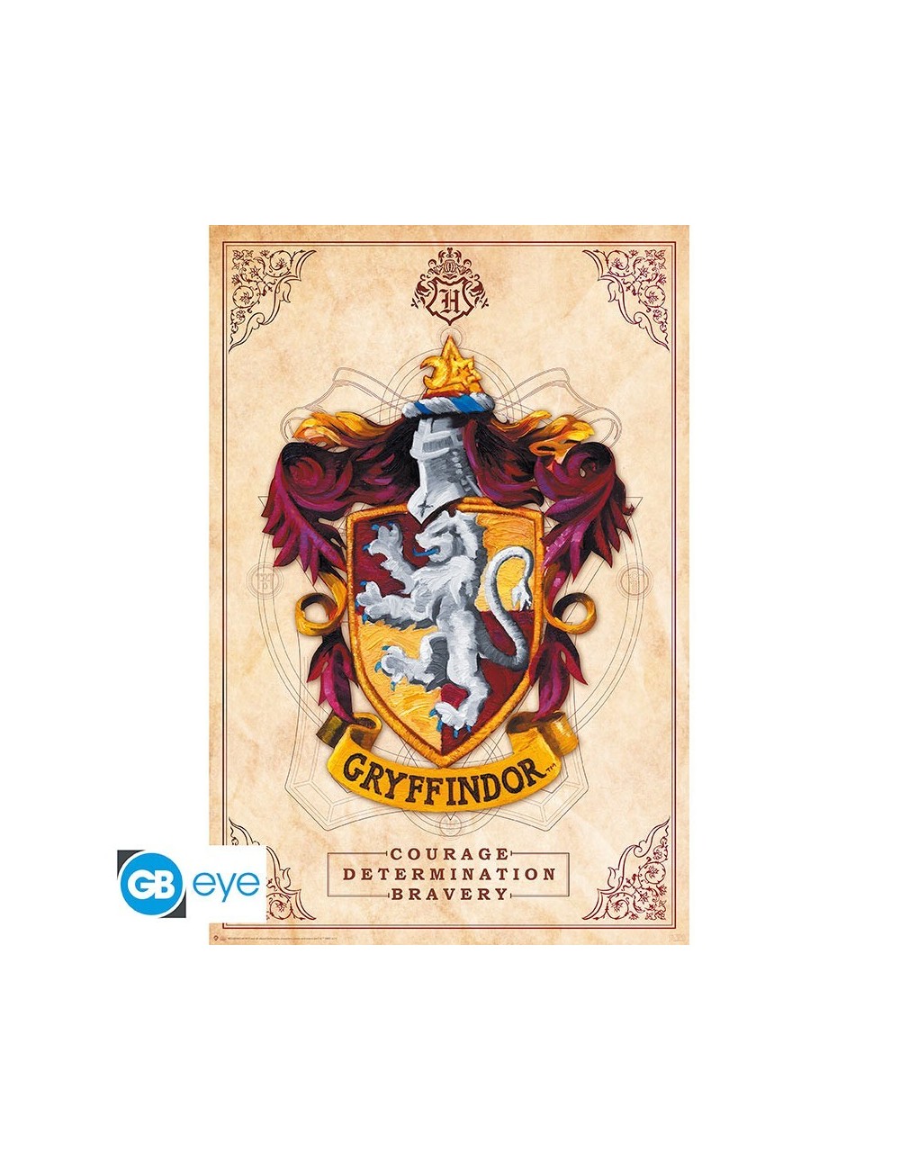 Harry Potter - Poster Maxi (91.5x61cm) - Gryffindor Emblem