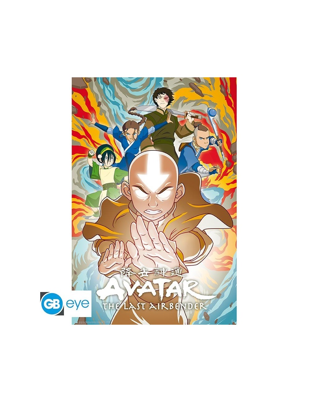 Avatar The Last Airbender - Poster Maxi (91.5x61cm) - Mastery Of The Elements