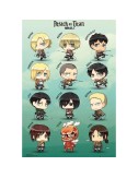 Attack On Titan - Poster Maxi (91.5x61cm) - Chibi