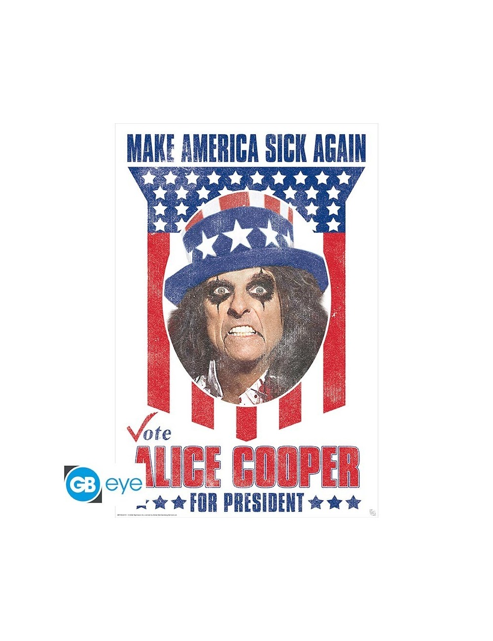 Alice Cooper - Poster Maxi (91.5x61cm) - Cooper For President