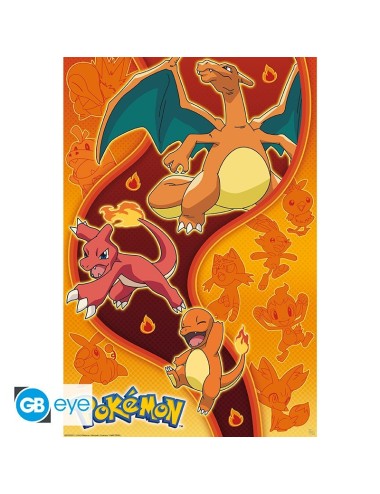 Pokemon - Poster Maxi (91.5x61cm) - Charmander… | Collectibles Ninja
