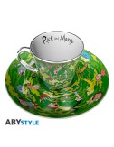 Rick And Morty - Mirror Mug & Plate set - Portal
