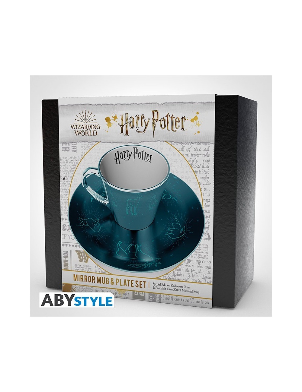 Harry Potter - Mirror Mug & Plate set - Patronus