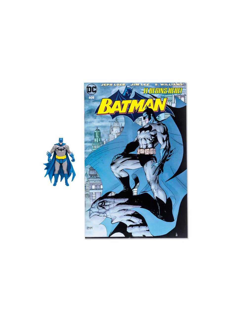 DC Comics Batman Comic + Batman figure 7cm