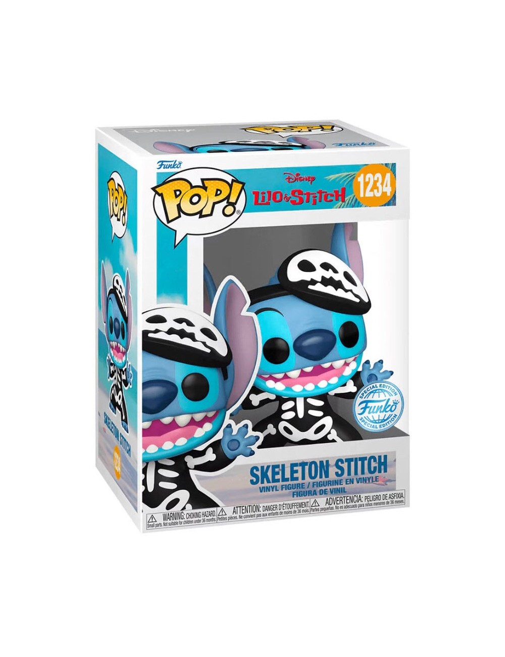 Funko POP Disney Lilo & Stitch - Skeleton Stitch Special Edition (1234)