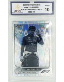 2022 F1 Topps Chrome - Max Verstappen - Black & White Raywave No.002 - 10