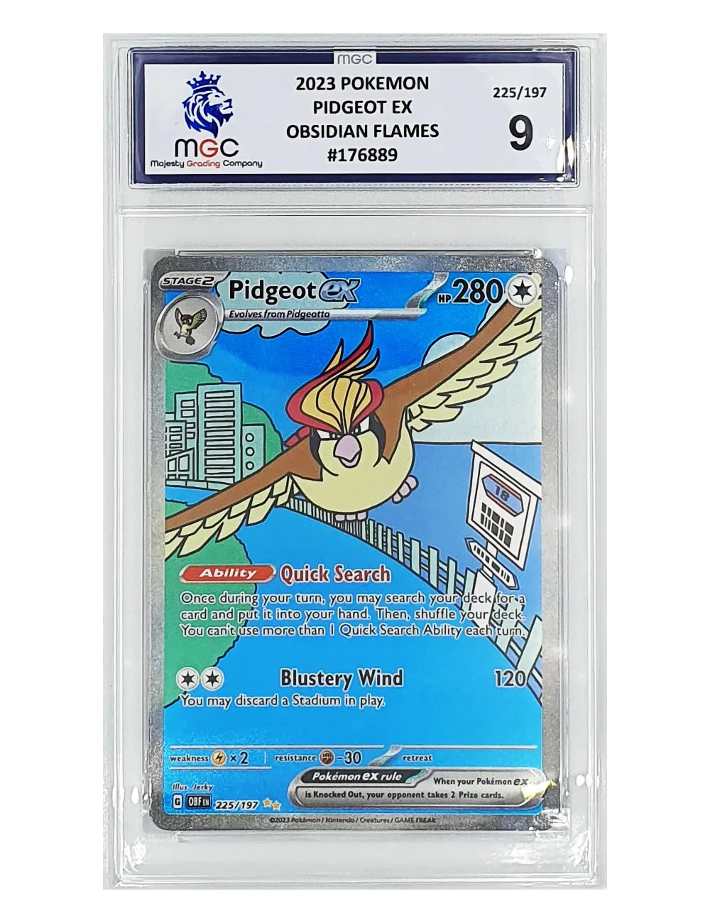 2023 Pokemon - Pidgeot EX - Obsidian Flames - 9 | Collectibles Ninja