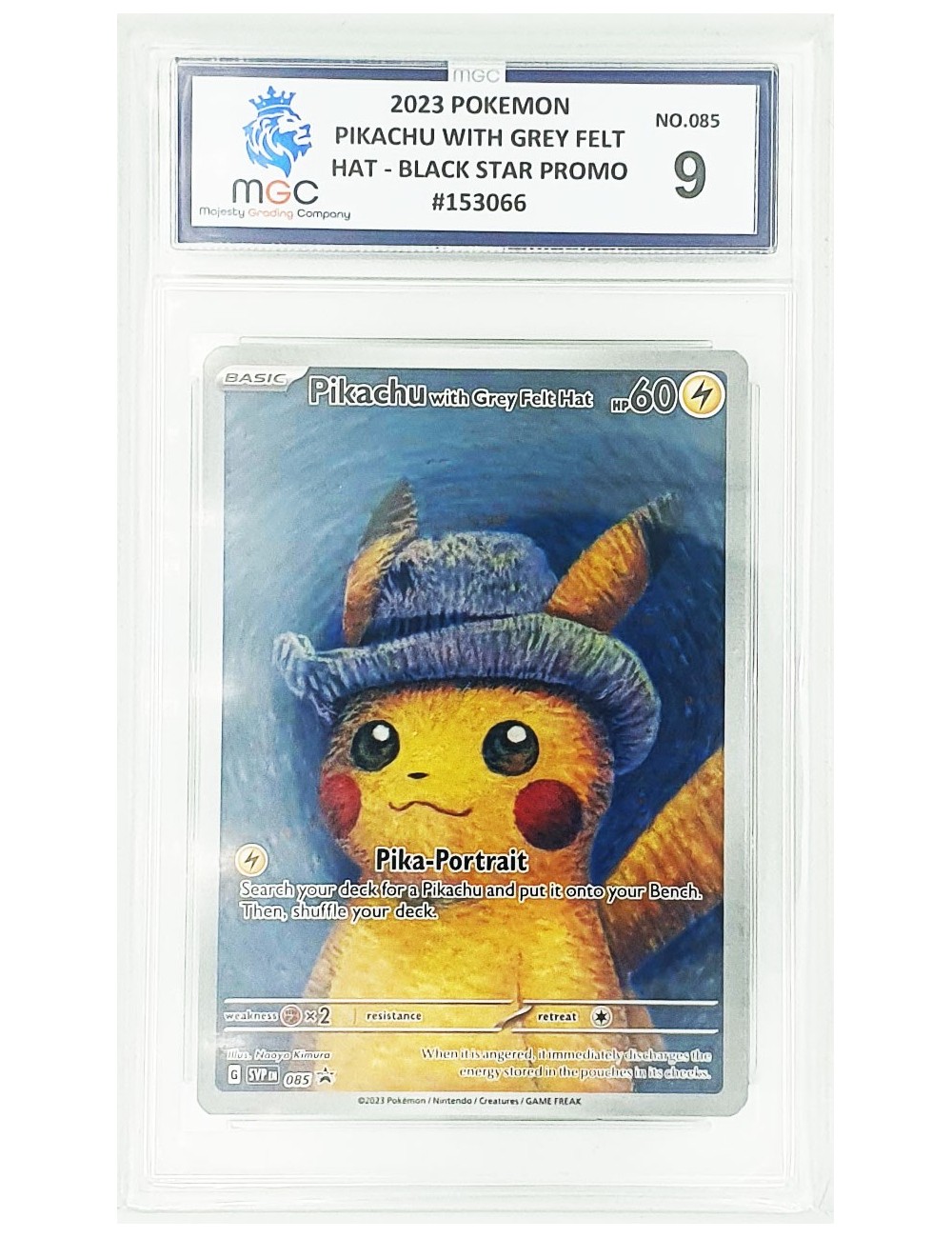 2023 Pokemon - Pikachu With Grey Felt Hat - Black Star Promo - 9