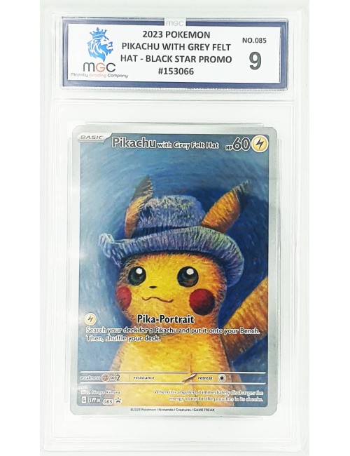 2023 Pokemon - Pikachu With Grey Felt Hat - Black Star Promo - 9