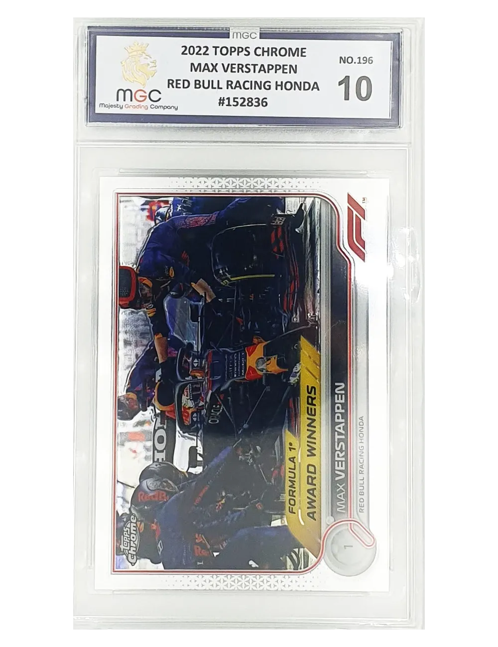 2022 F1 Topps Chrome - Max Verstappen - Red… | Collectibles Ninja