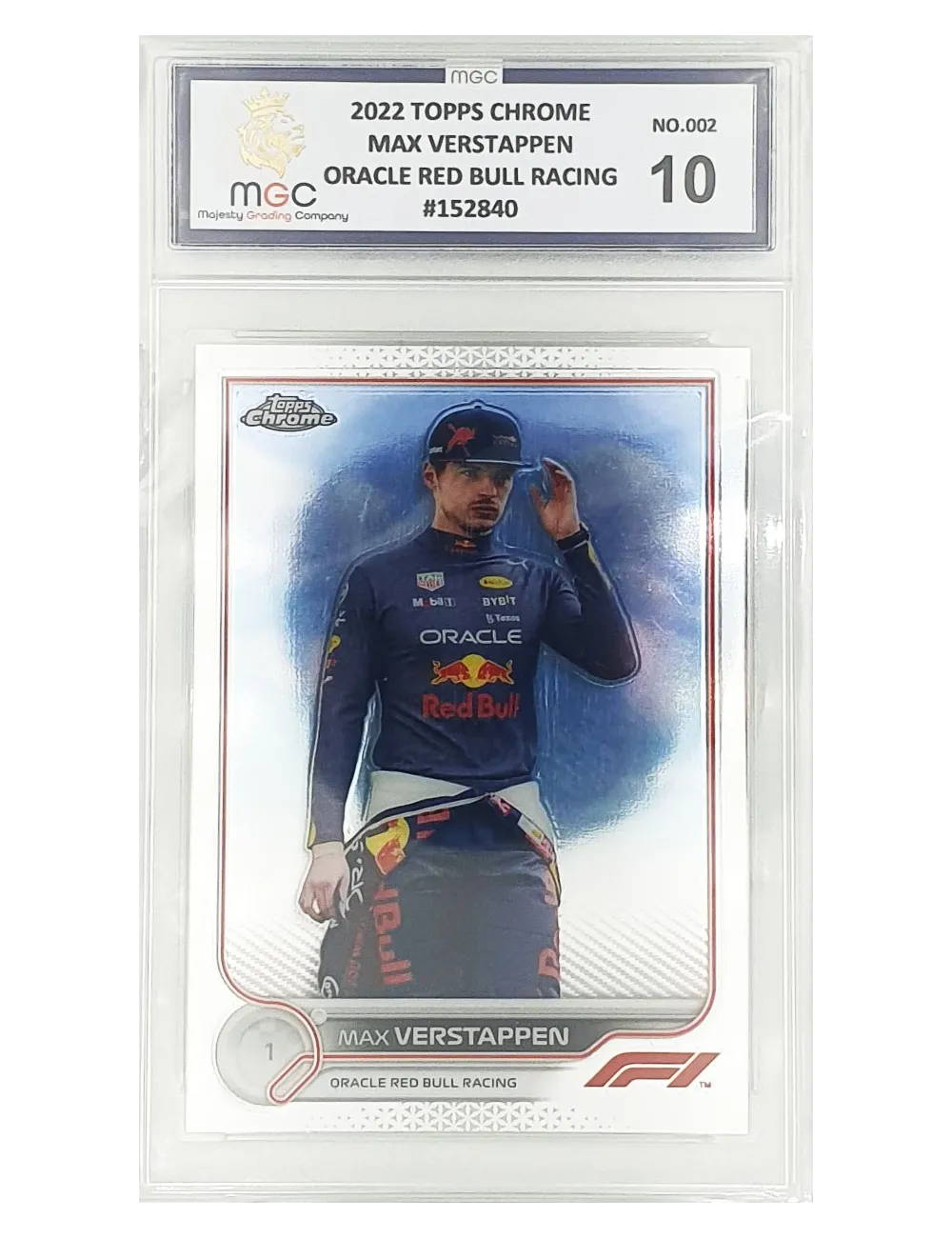 2022 F1 Topps Chrome - Max Verstappen - Oracle… | Collectibles Ninja