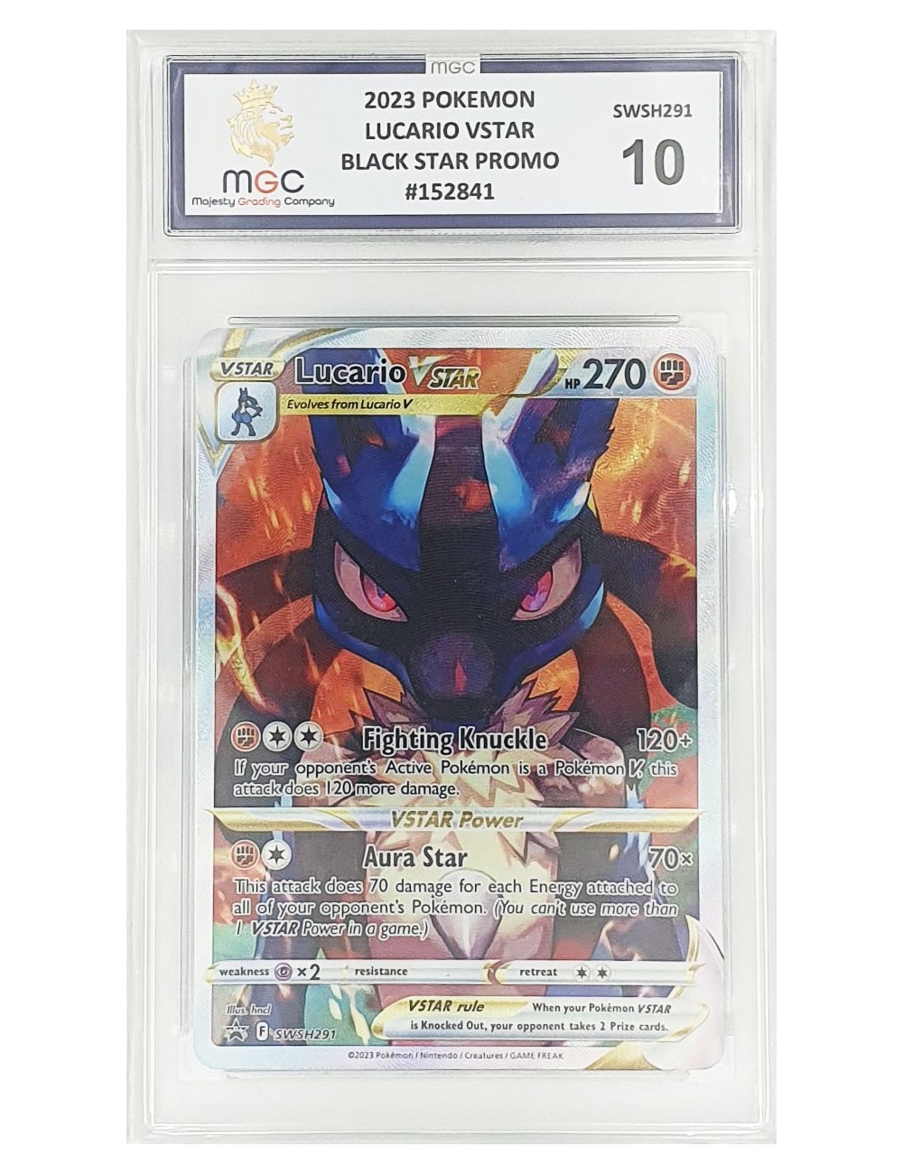 2023 Pokemon - Lucario Vstar - Black Star Promo - 10