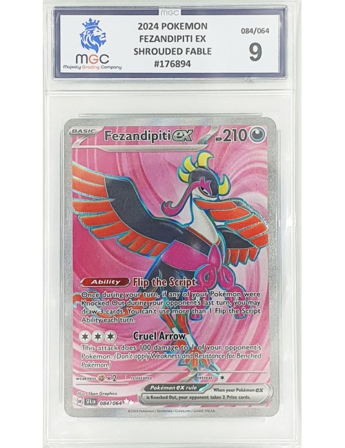 2024 Pokemon - Fezandipiti Ex - Shrouded Fable - 9