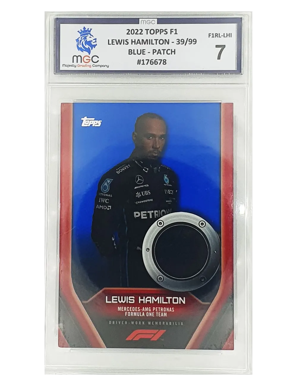 2022 F1 Topps - Lewis Hamilton - 39/99 - Blue… | Collectibles Ninja