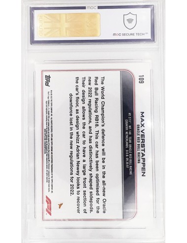 2022 F1 Topps Chrome - Max Verstappen - Oracle… | Collectibles Ninja