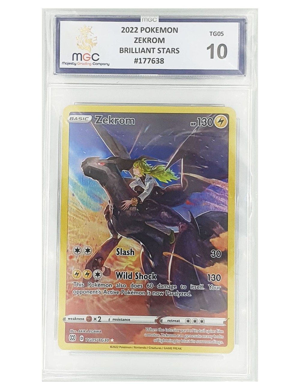2022 Pokemon - Zekrom - Brilliant Stars - 10