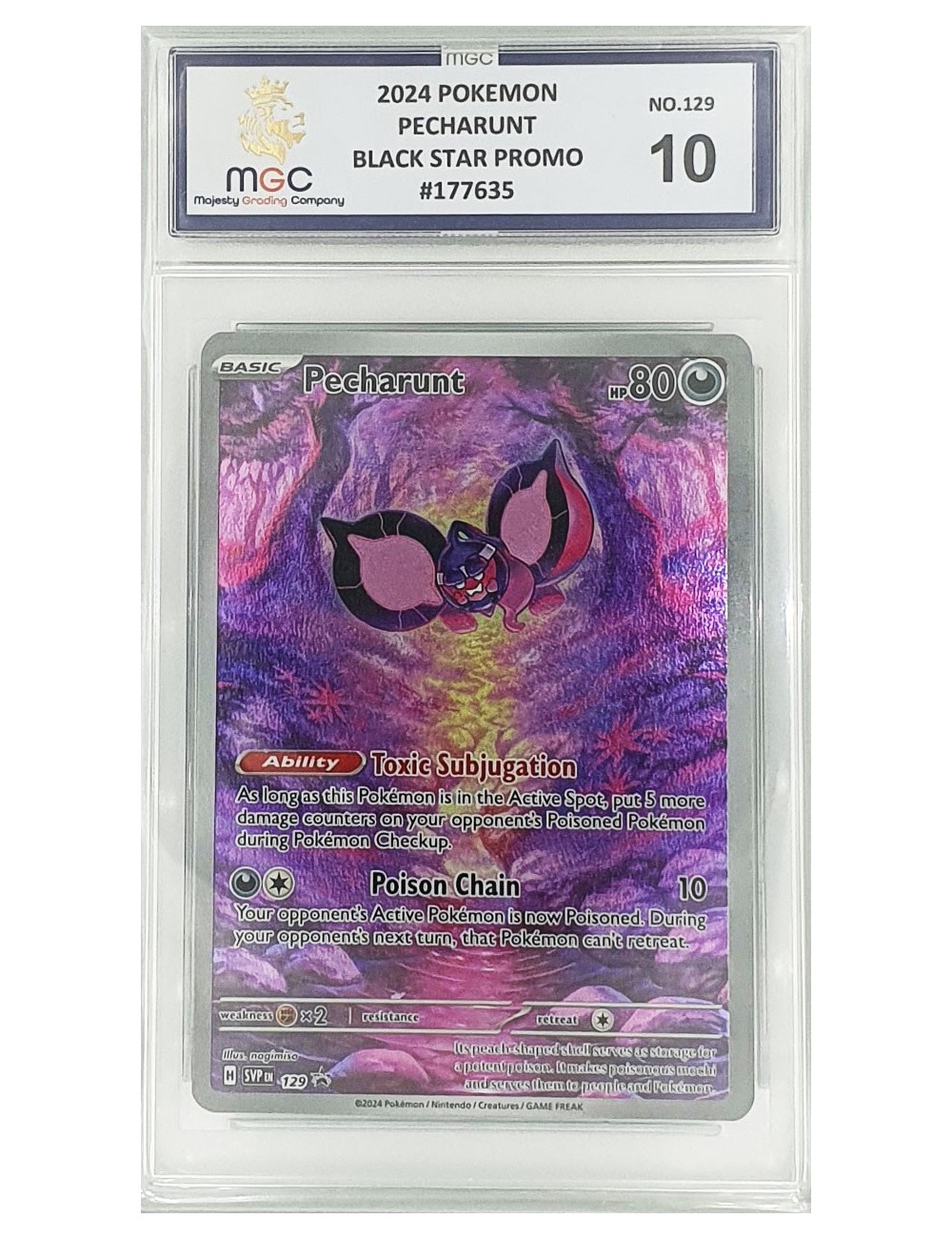 2024 Pokemon - Pecharunt - Black Star Promo - 10