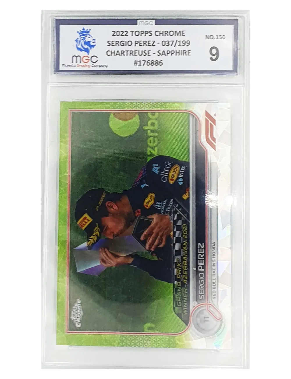2022 F1 Topps Chrome - Sergio Perez - 037/199… | Collectibles Ninja